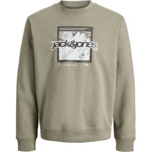 Jack & Jones Junior Sweatshirt 'JCOFLARE'  grijs / wit