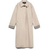 Vmchrissy - Jas - Lang - Gespreide Kraag - Knoopsluiting - Voorzakken - Polyester Voering