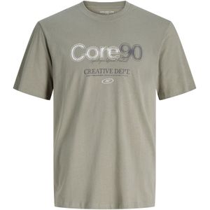 JACK & JONES Shirt  greige / donkergrijs / wit