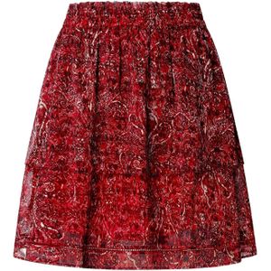 Pepe Jeans Rok 'Mariona'  crème / rood / donkerrood
