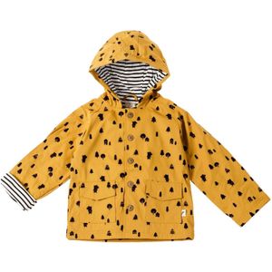 Turtledove London Outdoorjas  mosterd / zwart