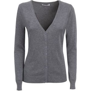 Influencer Gebreid vest  grijs
