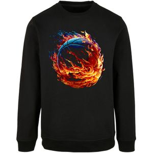 F4NT4STIC Sweatshirt 'Basketball'  blauw / oranje / zwart