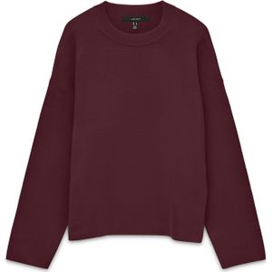 VERO MODA Trui 'VMSILJE'  wijnrood