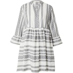 JDY Jurk  grijs / wit