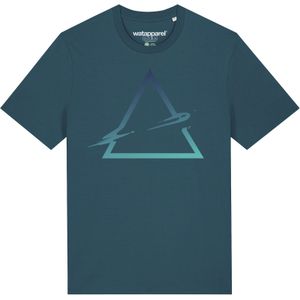 Watapparel Shirt ' Triangle '  petrol / gemengde kleuren