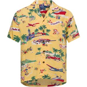 Polo Ralph Lauren Overhemd  blauw / geel / groen / vuurrood