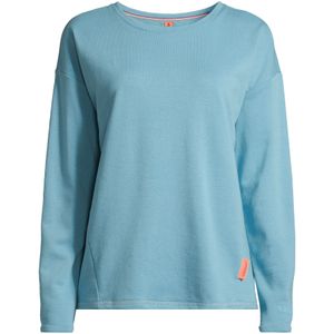 salzhaut Trui 'Ruffel'  turquoise