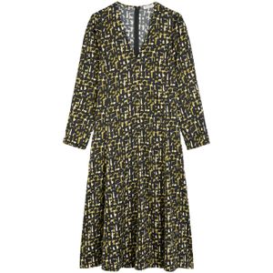 Marc O'Polo Jurk  olijfgroen / zwart / wit