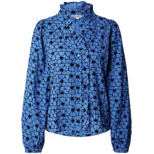 OBJECT Blouse  royal blue/koningsblauw / lichtblauw / zwart