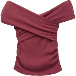 Pull&Bear Shirt  bourgogne