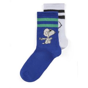 CODELLO Sokken 'Peanuts'  blauw / groen / zwart / wit
