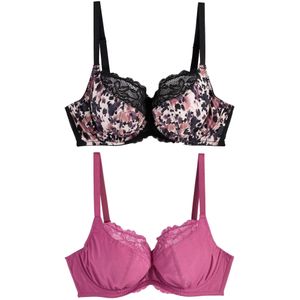 Next BH  nude / pink / zwart