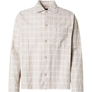 JACK & JONES Overhemd 'JPRBLAMADISON'  camel / sand / zwart / wit