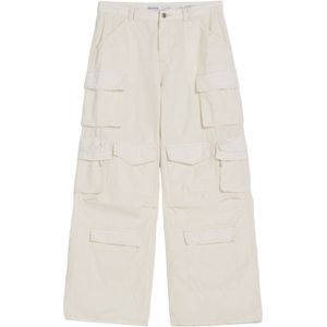 Bershka Cargobroek  offwhite