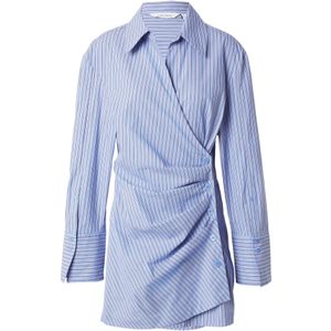 & Other Stories Blousejurk  lichtblauw / robijnrood / wit