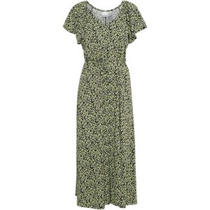 ICHI Jurk 'Aya'  groen / pastelgroen / lichtgroen / donkergroen