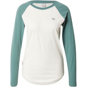 Iriedaily - Flaggy - Shirt - Groen/Natuurwit - Lange Mouw