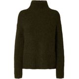 Selected - Gabriella - Gebreide Trui - Hoge Hals - Lange Mouwen