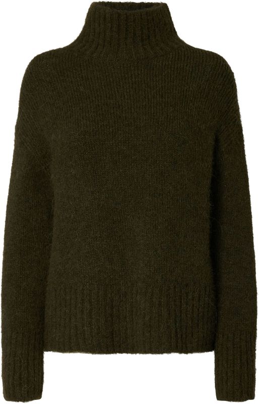 Selected - Gabriella - Gebreide Trui - Hoge Hals - Lange Mouwen