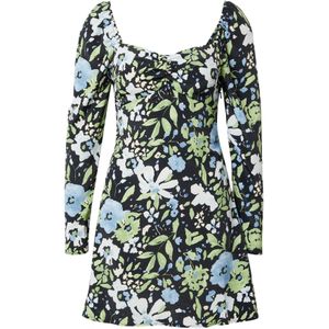 TOPSHOP Jurk  lichtblauw / lichtgroen / zwart / wit