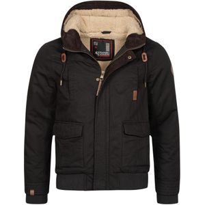 Alessandro Salvarini Winterjas 'Rigio'  zwart