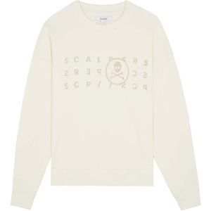 Scalpers Sweatshirt  ecru / goud