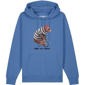 Watapparel Sweatshirt 'Tour de Franz'  blauw / bruin / rood / zwart / wit
