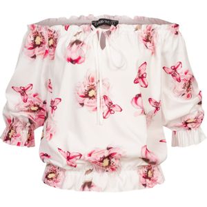 Cloud5ive Blouse  pink / rood / wit