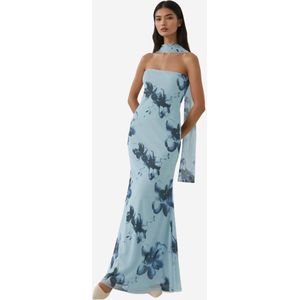 Hiccup Avondjurk  navy / lichtblauw