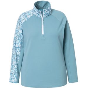 Ulla Popken Shirt  blauw / wit
