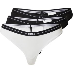 BOSS - String 3P THONG - Open White - 3 Stuks