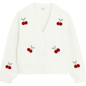 Cool Club Sweatvest  groen / kersrood / wit