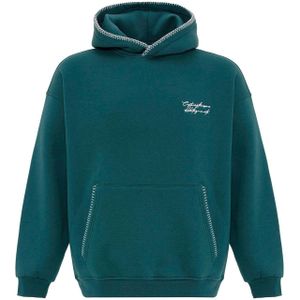 Dandalo Sweatshirt  petrol / wit
