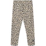 Marien rib legging voor meisjes beige