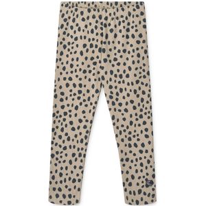 Marien rib legging voor meisjes beige