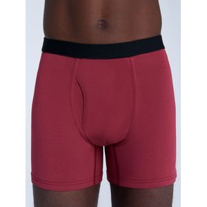 Albero Natur Boxershorts  rood gemêleerd