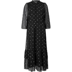 YAS Jurk 'YASMENA'  zwart / zilver