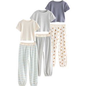 Next Nachtkledij  beige / marine / grijs gemêleerd