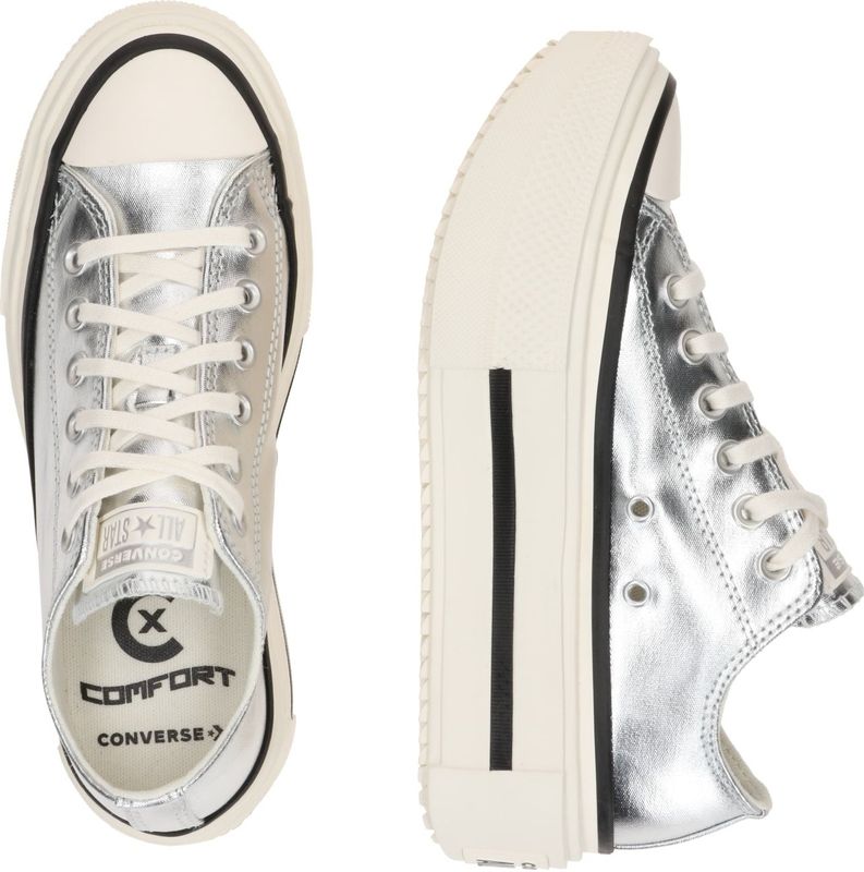 CONVERSE Sneakers laag 'CTAS'  zilver