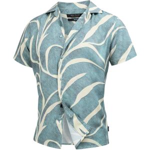 INDICODE JEANS Overhemd ' INMilky'  beige / turquoise