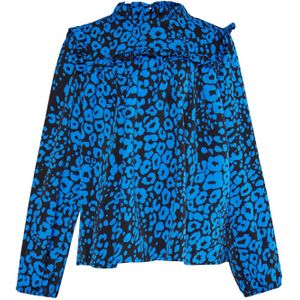 faina Blouse  blauw / zwart