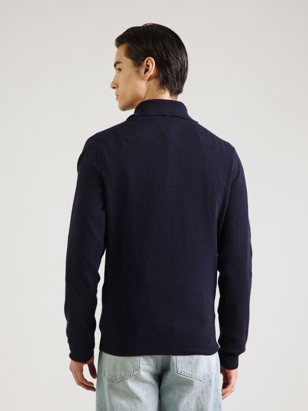 GANT - Trui - Marine - Knitwear - Polokraag - Lange Mouw