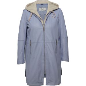 Maze Tussenjas  beige / blauw