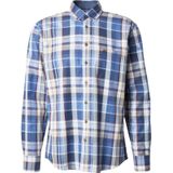 FYNCH-HATTON - Overhemd - Aqua - Geruit - Lange Mouw
