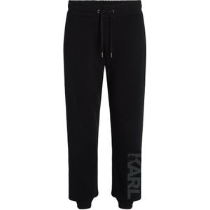 Karl Lagerfeld Broek  donkergrijs / zwart