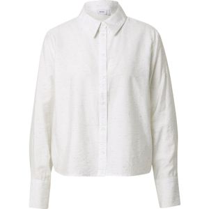NÜMPH Blouse  blauw / rood / offwhite