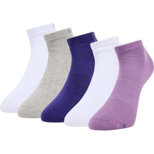 Carlo Colucci Sokken 'Ellero'  grijs / orchidee / donkerlila / wit