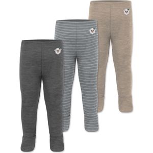 normani Broek  beige / grijs / wit