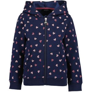 Blue Seven - Sweatvest - Ultramarijn - Met Capuchon - Ritssluiting